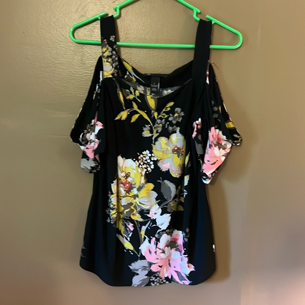 INC Women’s Cold Shoulder Top